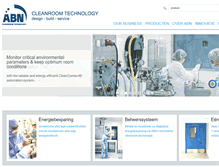 Tablet Screenshot of abn-cleanroomtechnology.com